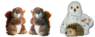 Oraffa, Kurre, Pöllis, Igge, Mömmeli